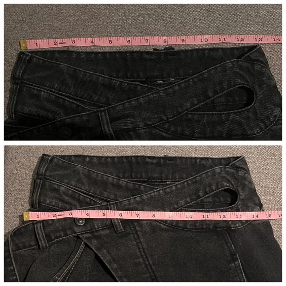 ▪️ Ottolinger SSENSE Exclusive Black Wrap Jeans - Picture 12 of 12